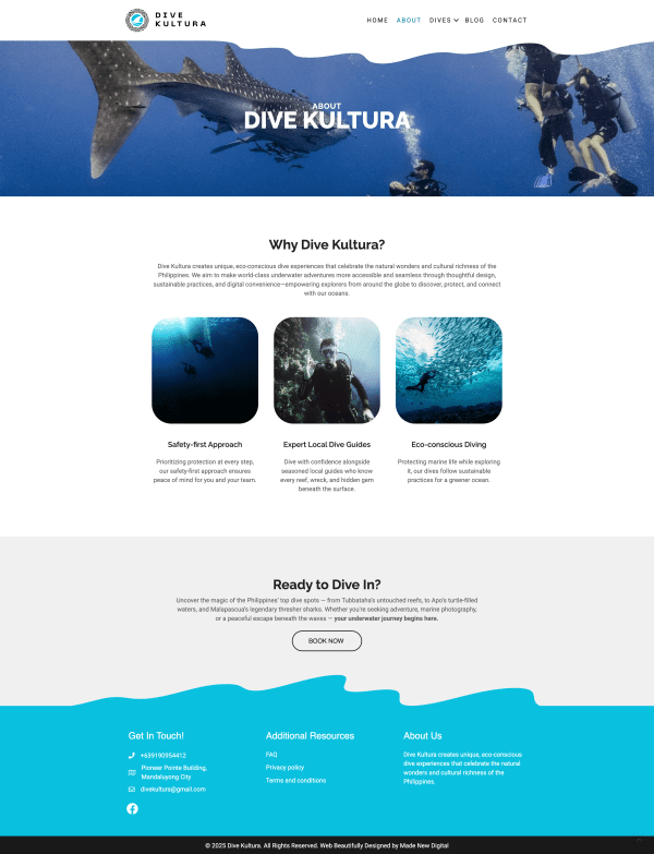 %50 Remaining Balance - Dive Kultura Brand Identity Creation - Image 3