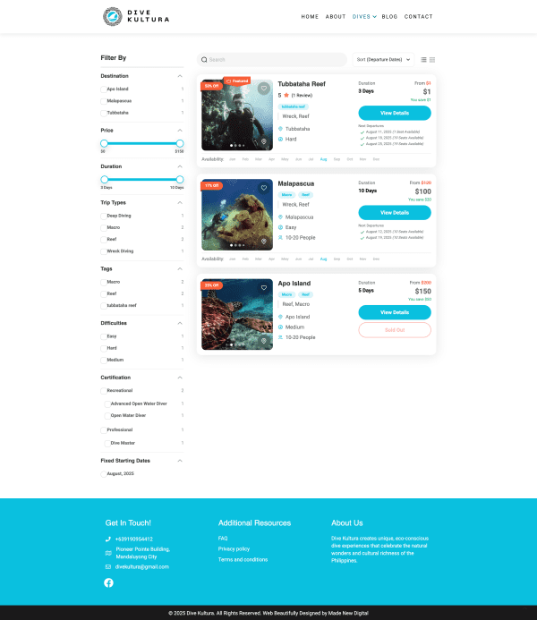 %50 Remaining Balance - Dive Kultura Brand Identity Creation - Image 2