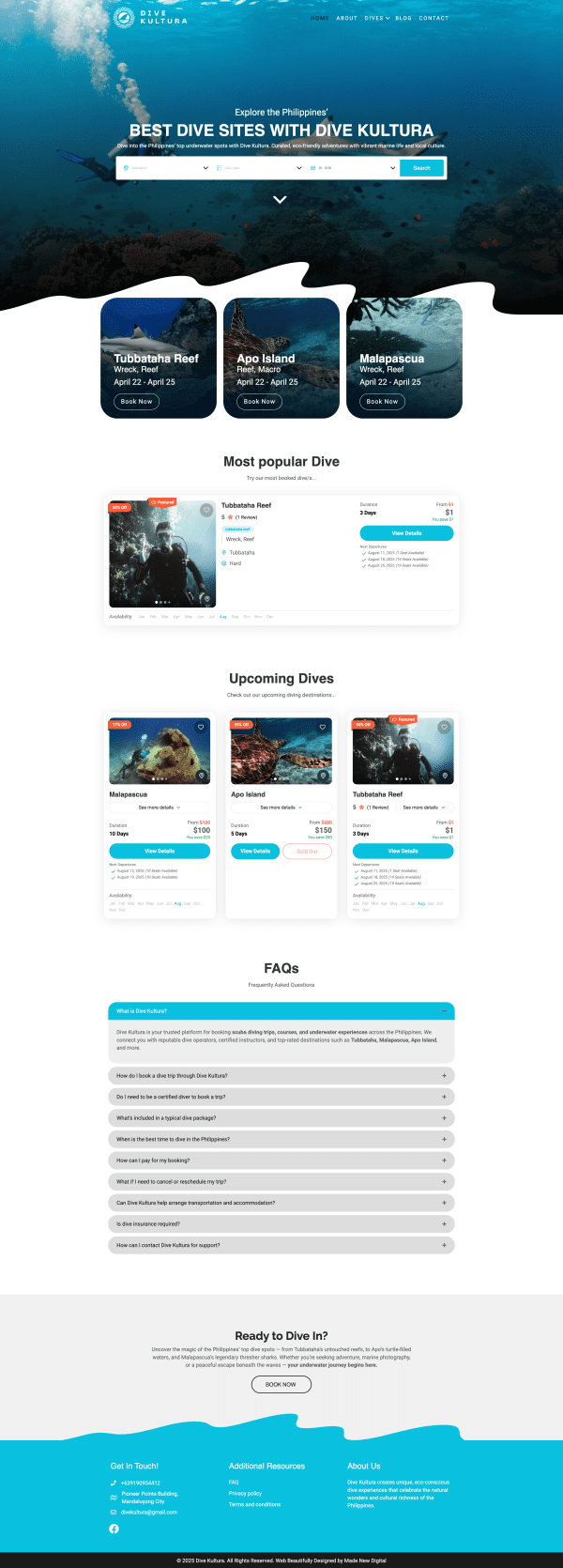 %50 Remaining Balance - Dive Kultura Brand Identity Creation